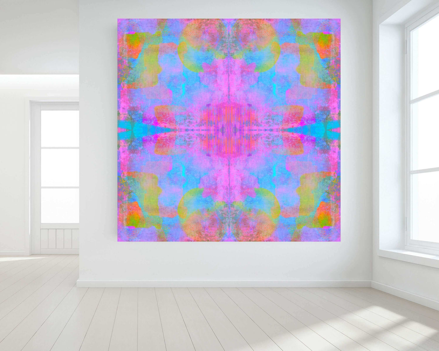 Haze Colorful Canvas Wall Art