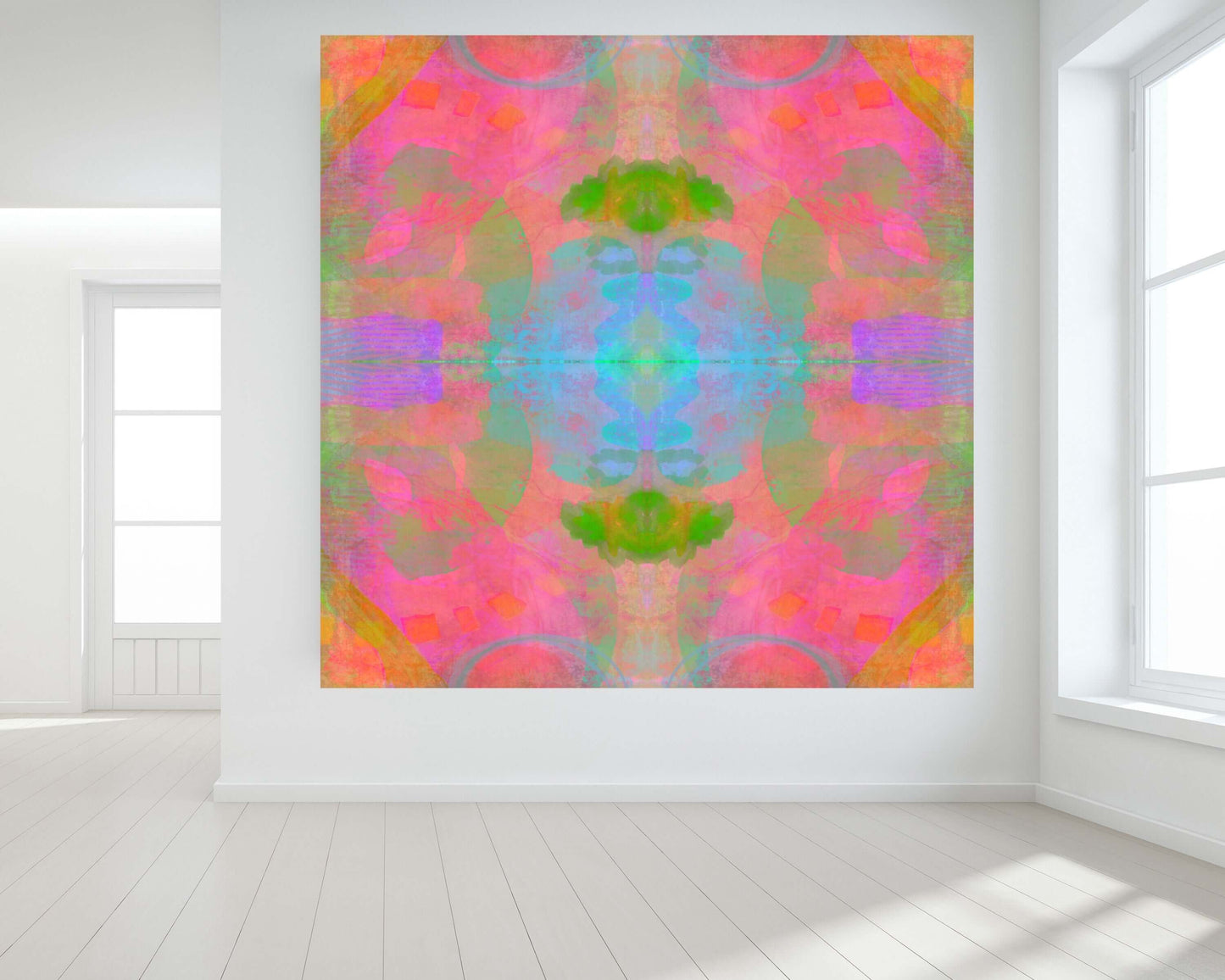 Persimmon Colorful Canvas Wall Art