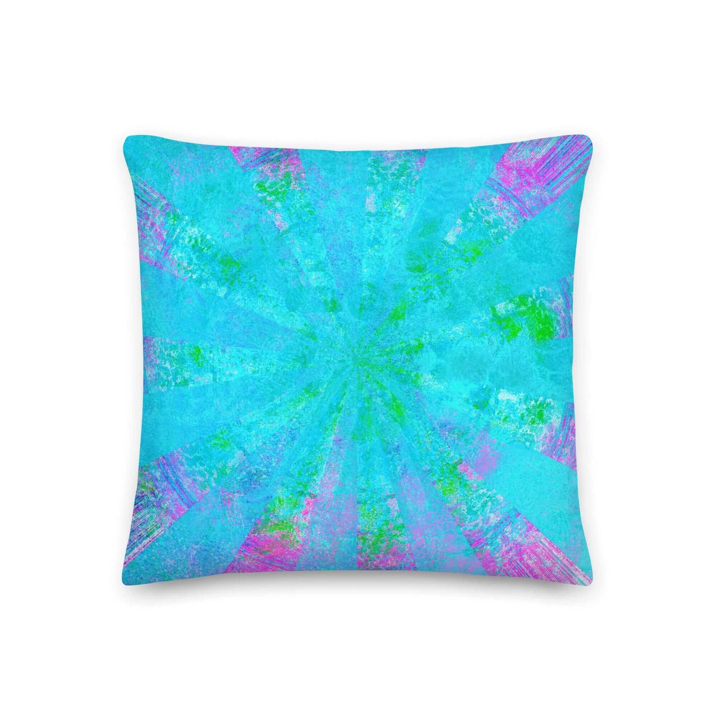 Blue Stingray Premium Colorful Pillow