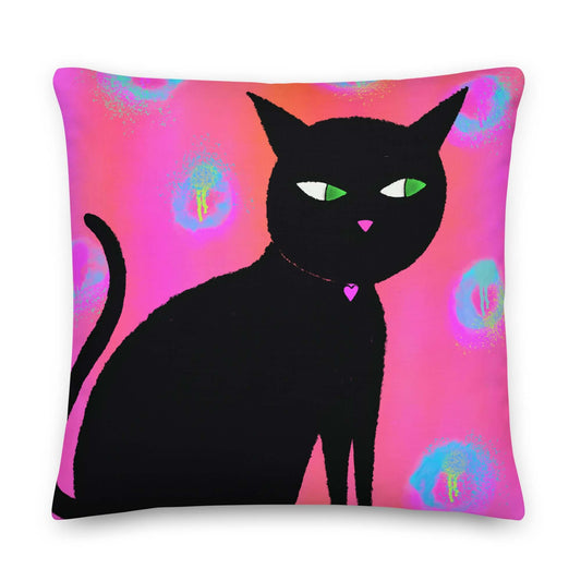 Lucky Cat Premium Pillow