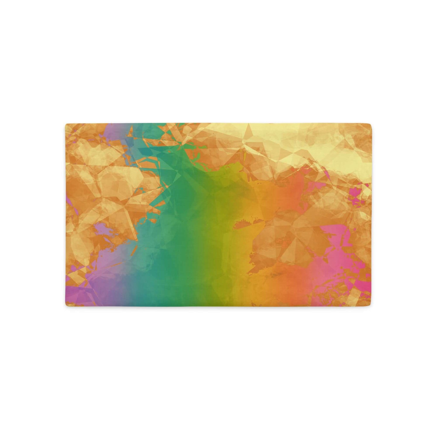 Rainbow Geode Premium Pillow Cover